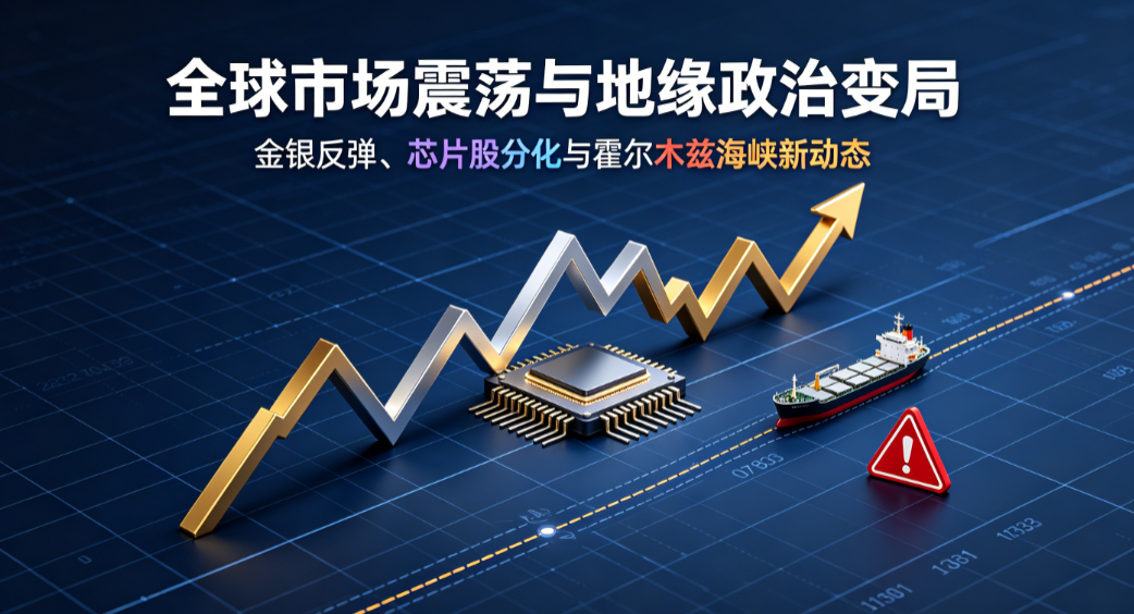 全球市场震荡与地缘政治变局：金银反弹、芯片股分化与霍尔木兹海峡新动态