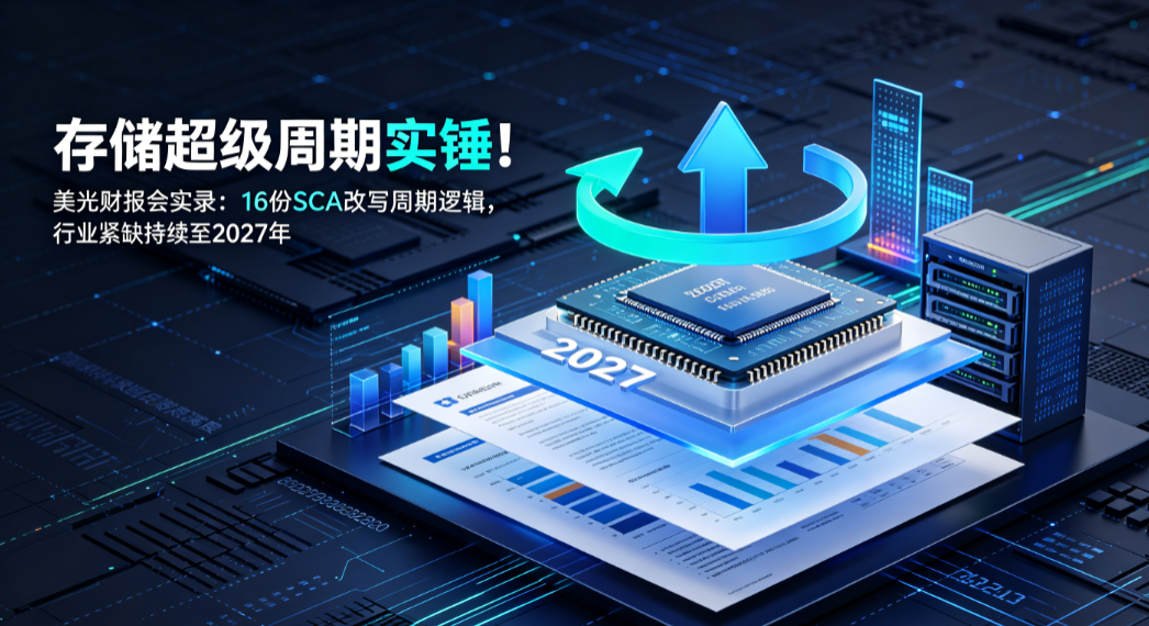 存储行业结构性变革：美光财报揭示AI核心资产价值