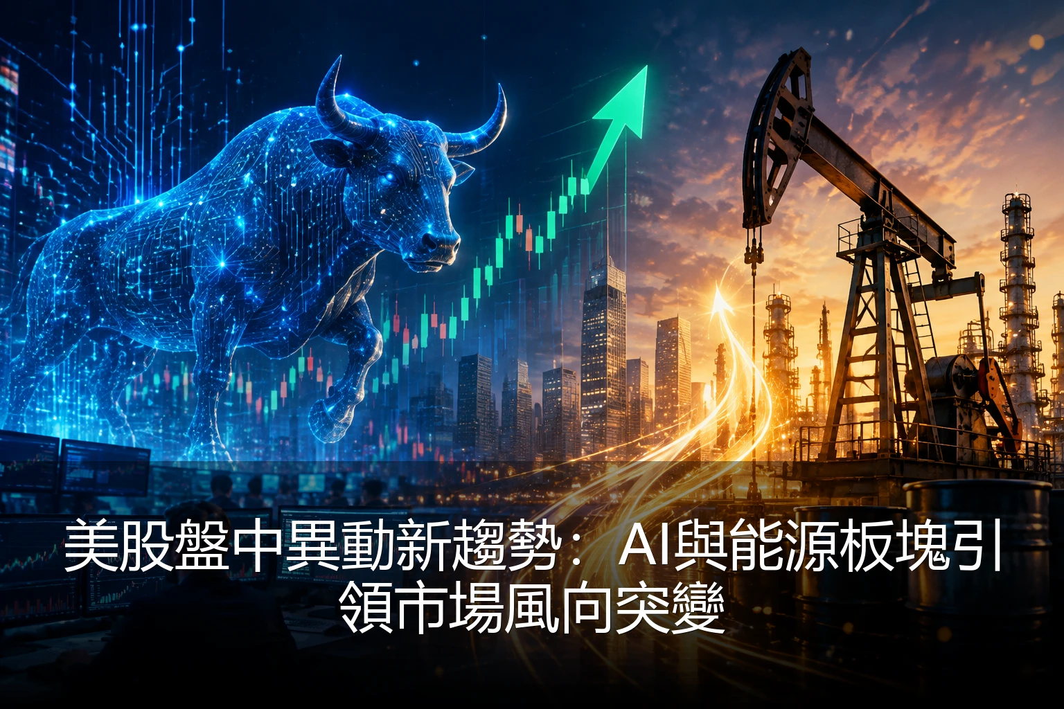 美股盤中異動新趨勢：AI與能源板塊引領市場風向突變