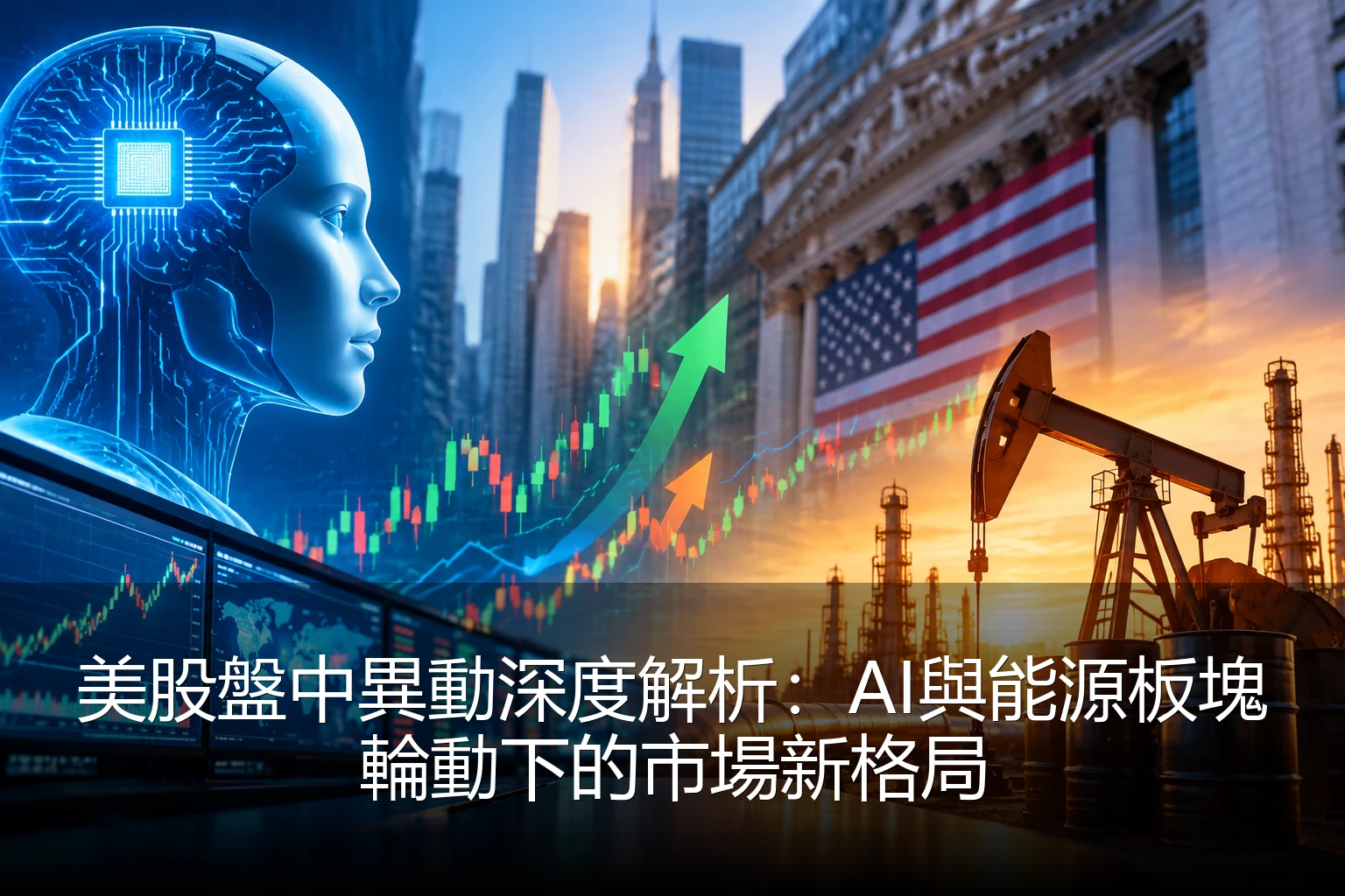 美股盤中異動深度解析：AI與能源板塊輪動下的市場新格局